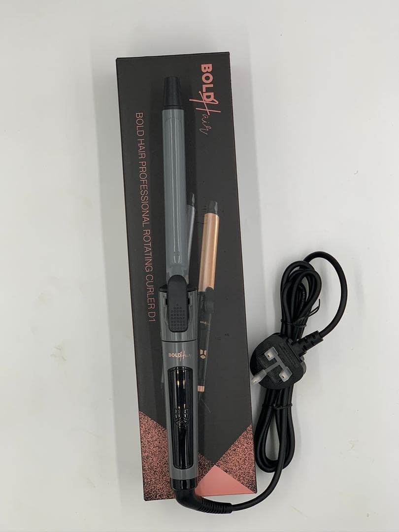 Bold hair rotating curler